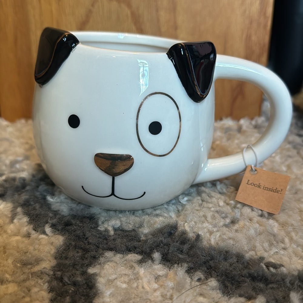Dog mug withh little puppy inside - Picture 7 of 7